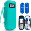 New EVA Insulin Cooling Bag with Temp Display Travel Case