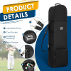 Airline Compliant Foldable Wheeled Golf Bag for travel