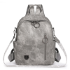 Multi-purpose Soft Leather Backpack Retro Korean-style