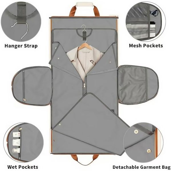 Convertible Suit Travel Bag – Wear-Resistant & 2-Way Carry
