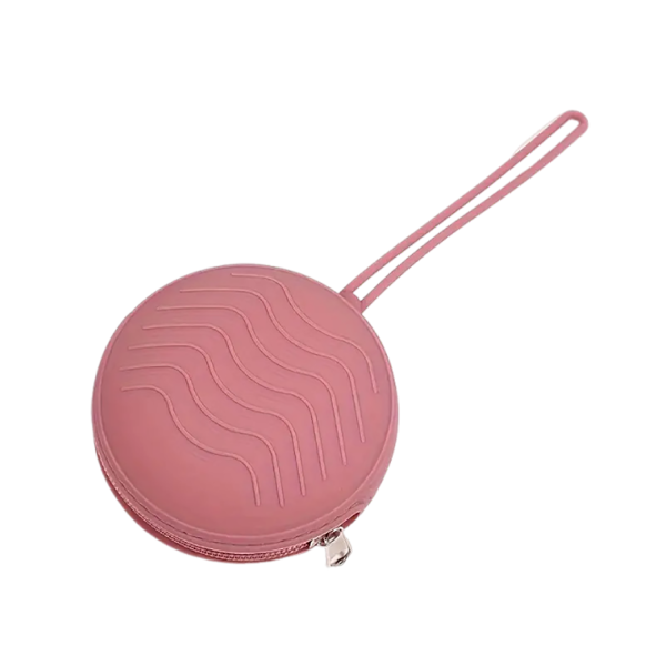 Portable Silicone Pacifier Storage Bag With Zipper