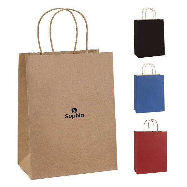 Kraft Paper Brown Shopping Bag with Handle