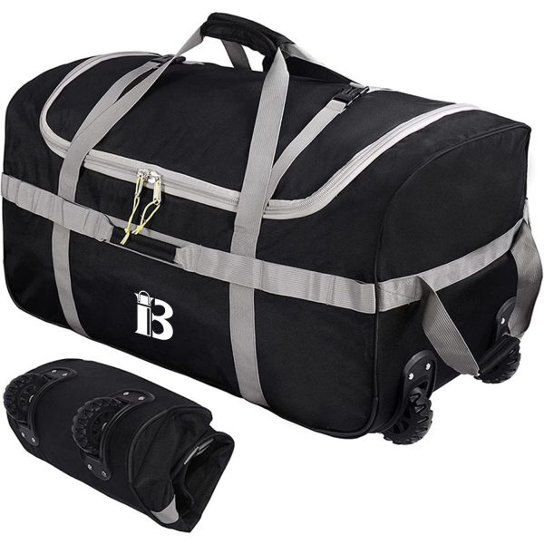 120L Foldable Large Capacity Duffle Bag w/ Wheels