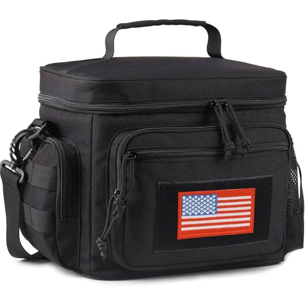12L Oxford Insulated Cooler Bag w/ Handle for Outdoor Picnic