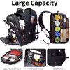 50L PVC Large Capacity Travel Backpack w/ USB Port