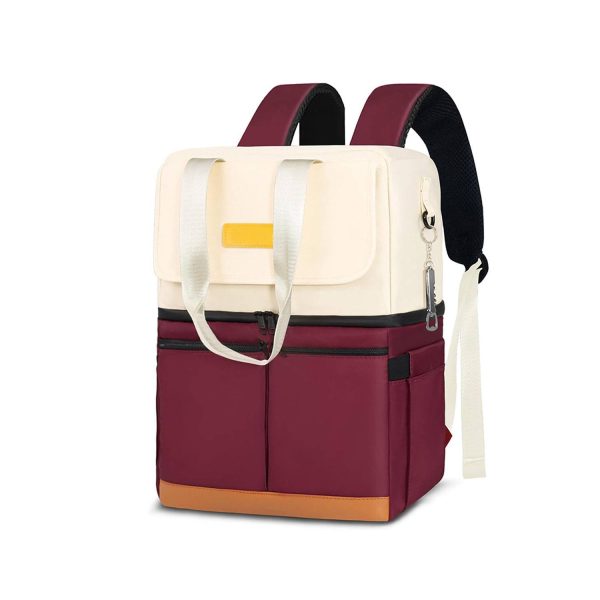 36 Can Waterproof Nylon Cooler Backpack for Picnic