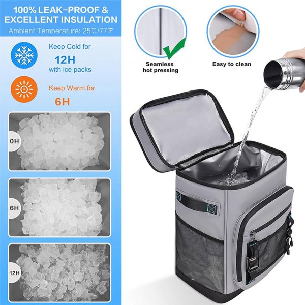30L Insulated Cooler Backpack – Waterproof & Camping-Ready