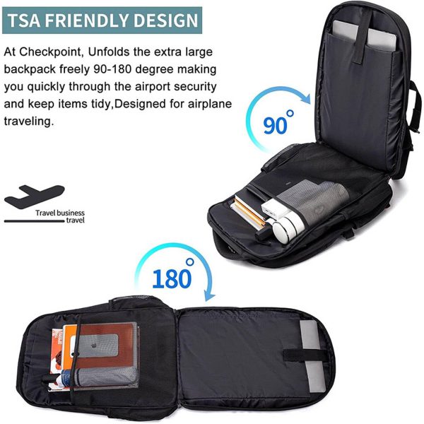 50L Waterproof Oxford Outdoor Cooler Backpack w/ USB Port