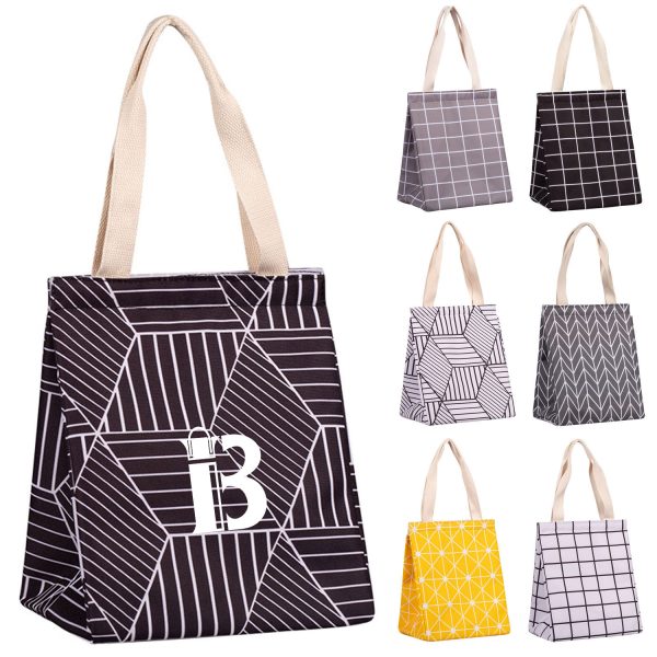 Portable Waterproof Insulated Lunch Bag with Large Capacity
