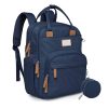Waterproof Durable Travel Diaper Backpack w/ Multi-Pocket