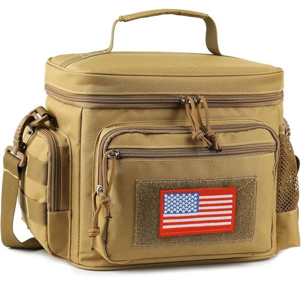 12L Oxford Insulated Cooler Bag w/ Handle for Outdoor Picnic
