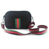 Waterproof Striped Neoprene Crossbody Bag for Travel