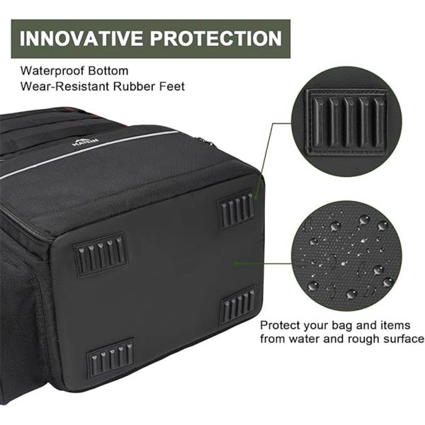 26L Waterproof Fishing Backpack w/ Cooler Compartment
