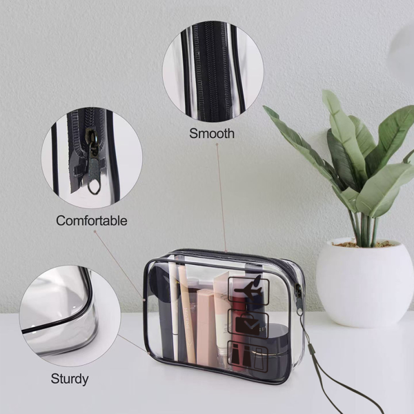 Waterproof PVC Travel Cosmetic Bag for Women