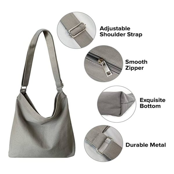 Canvas Casual Crossbody Bag for Women