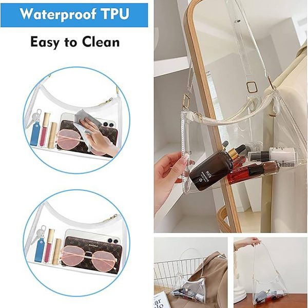 Summer New Clear PVC Shoulder Bag – Waterproof & Lightweight