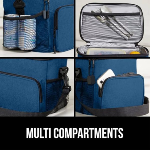 15L Oxford Insulated Cooler Bag w/ Handle for Outdoor Picnic