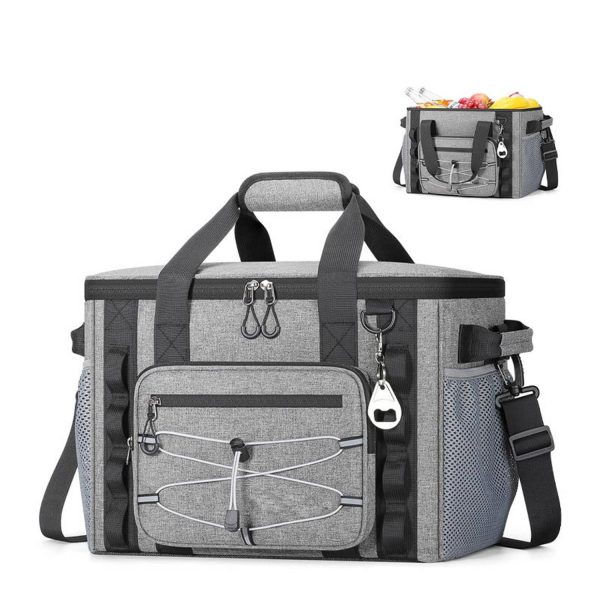 22L Waterproof Oxford Insulated Cooler Lunch Bag w/ Handle