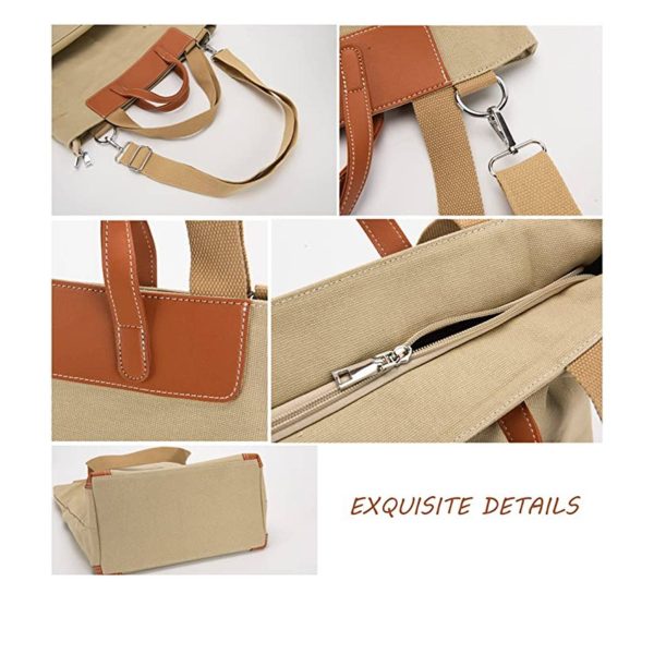 Large Capacity Canvas Tote Shoulder Bags