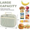 4.5L Oxford Insulated Cooler Lunch Tote Bag w/ Compartment