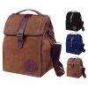 10L Canvas Insulated Cooler Picnic Bag w/ Shoulder Strap