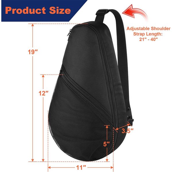 Tennis Paddle Sports Shoulder Bag for Rackets Gear