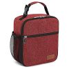 6 Can Oxford Insulated Lunch Cooler Bag w/ Zipper Pocket