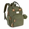 Waterproof Durable Travel Diaper Backpack w/ Multi-Pocket