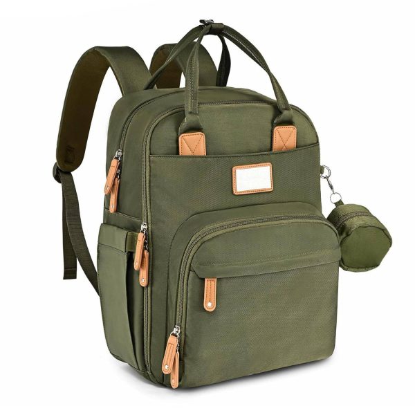 Waterproof Durable Travel Diaper Backpack w/ Multi-Pocket