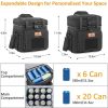 15L Oxford Portable Lunch Cooler Bag for Office Picnic