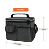 7.5L Oxford Lunch Cooler Bag w/ Handle for Outdoor Picnic