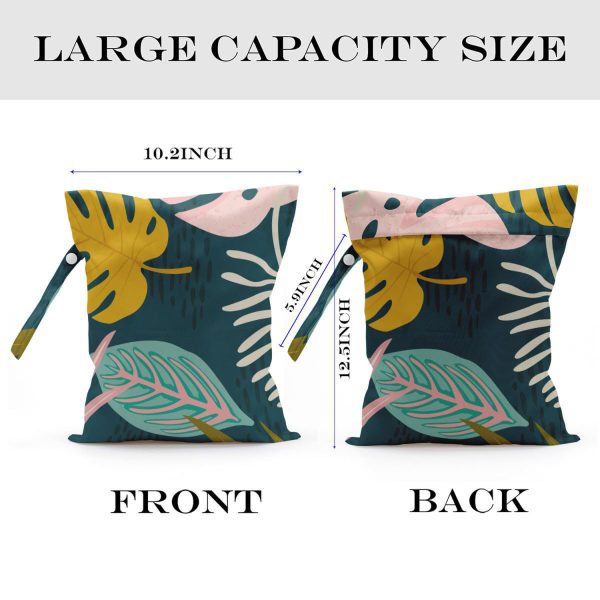 Portable Waterproof Baby Diaper Bag w/ Zipper