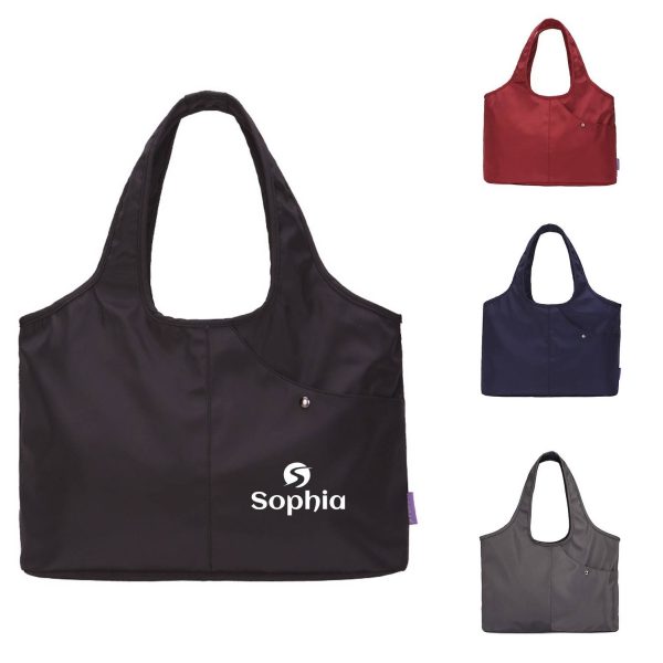 Nylon Waterproof Large Tote Shoulder Handbag
