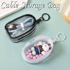 Mini Waterproof Transparent PU Makeup Storage Bag
