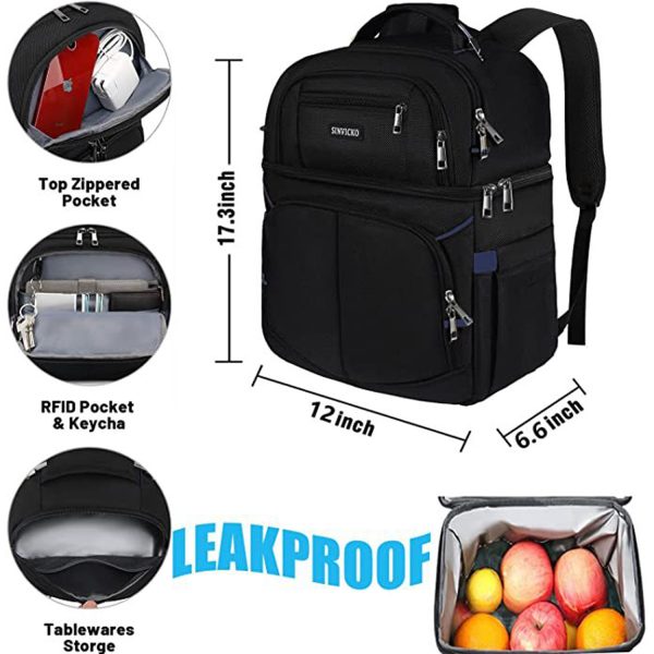 35L Leakproof Insulated Cooler Backpack for Camping