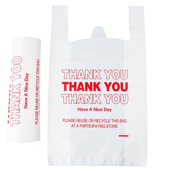 Portable Plastic Shopping Bags with Custom Logo