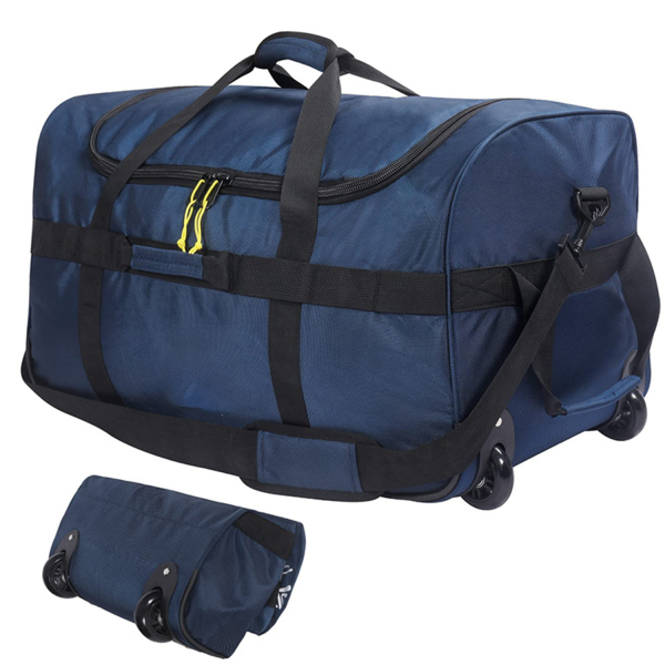 Large Capacity Foldable Waterproof Duffle Bag with Wheels