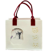 Reusable Felt Tote Bag w/ Transparent Window for Shopping