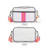 Waterproof Striped Neoprene Crossbody Bag for Travel
