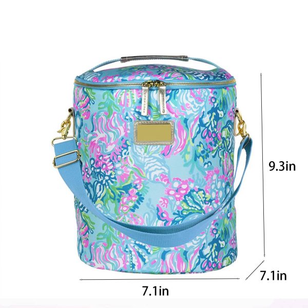 7L Portable Oxford Farbic Insulated Cooler Lunch Bag