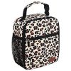 6 Can Oxford Insulated Lunch Cooler Bag w/ Zipper Pocket