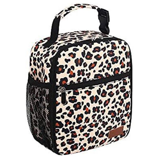 6 Can Oxford Insulated Lunch Cooler Bag w/ Zipper Pocket