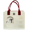 Reusable Felt Tote Bag w/ Transparent Window for Shopping