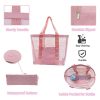 MuLightipurpose Large Mesh Beach Bag