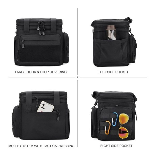 15L Large Insulated Oxford Cooler Bag for Outdoor Picnic