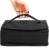3 Can Compact Oxford Insulated Lunch Cooler Bag w/ Zipper