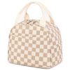 10L Plaid Corduroy Lunch Cooler Bag for Travel Picnic