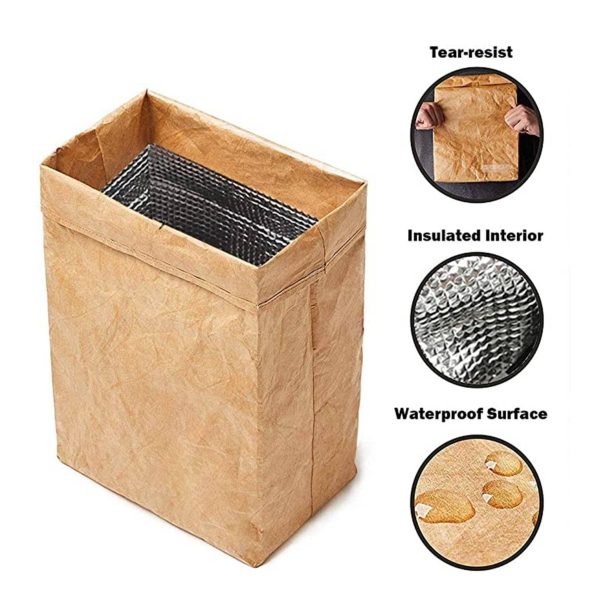 Reusable Brown Paper Snack bags