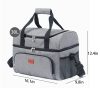 30L Oxford Insulated Cooler Bag w/ Handle for Picnic