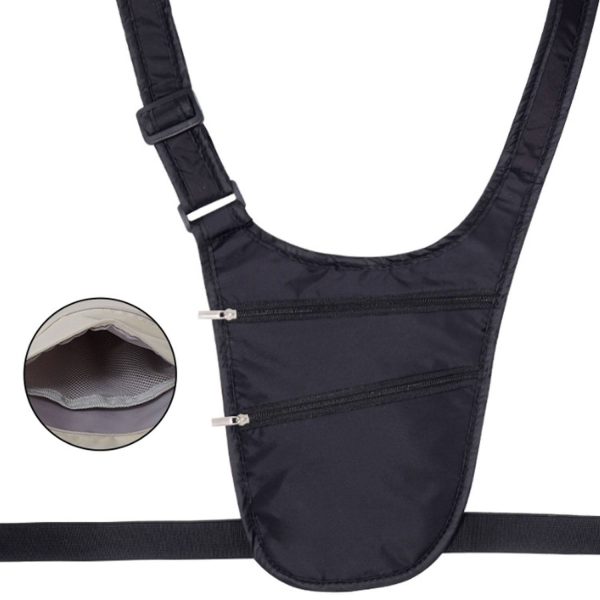Nylon Travel Anti-Theft Waist Bag – Secure & Lightweight